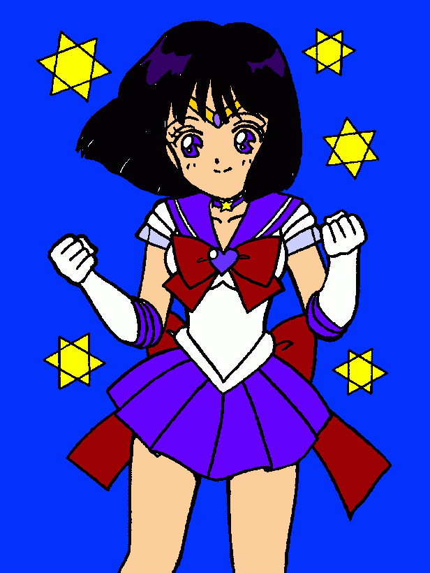 Hotaru Tomoe para colorear