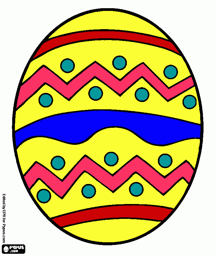 Huevo de Pascua de Montse, 1ºB para colorear