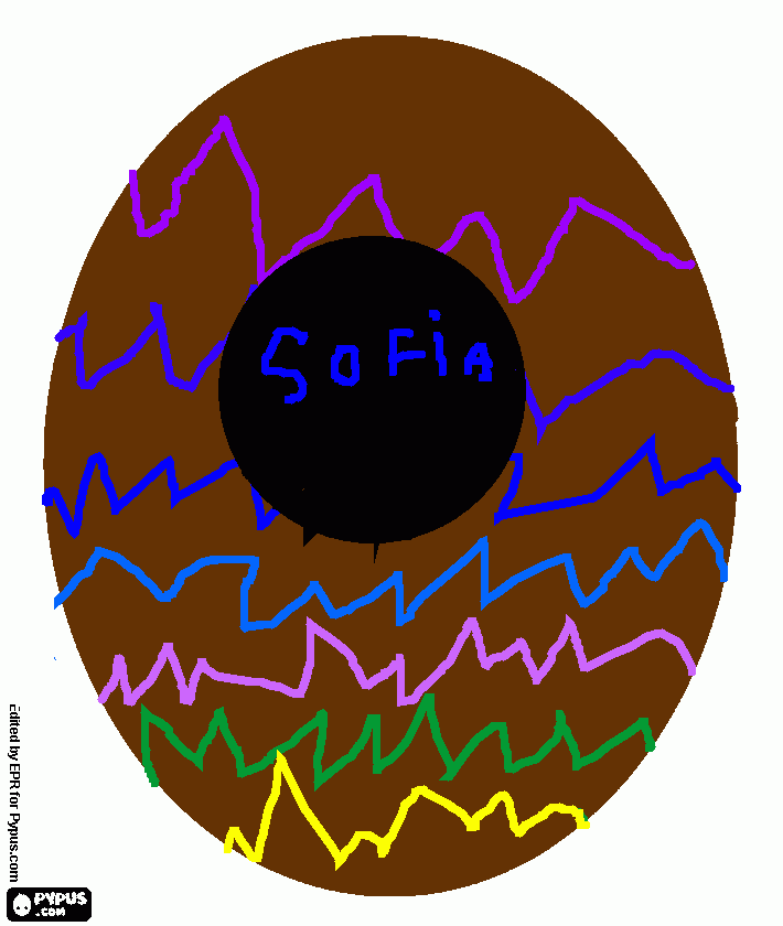 huevos de pascuas para colorear