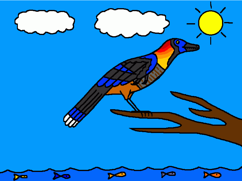 iberomesornis para colorear