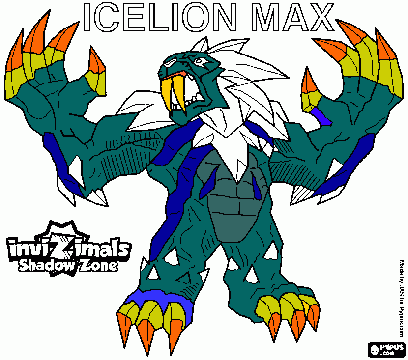 Icelion Max para Niko para colorear