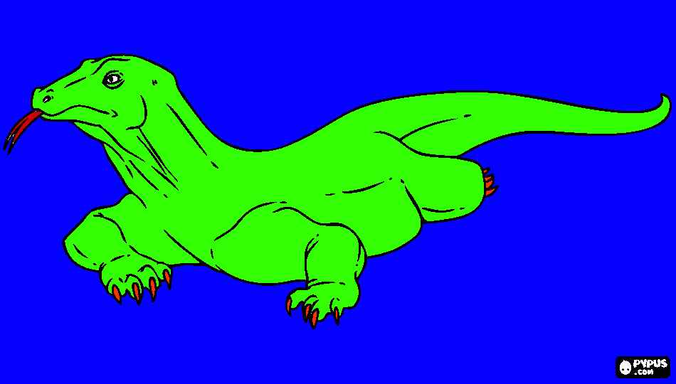 iguama para colorear