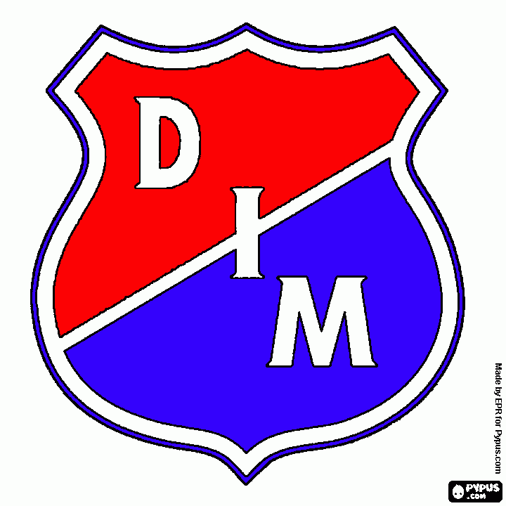 independiente medellin para colorear