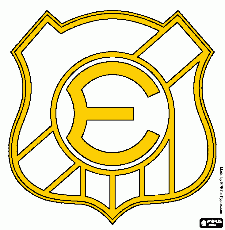 insignia everton para colorear