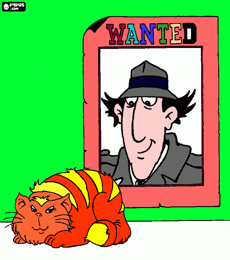 inspector de sanidad para colorear