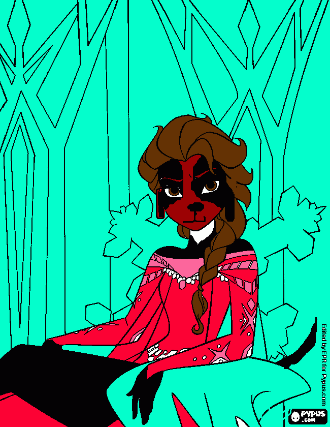 inspirado en lia para colorear