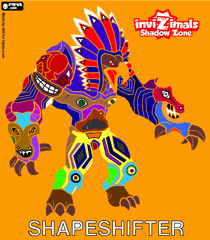 invencion totem para colorear