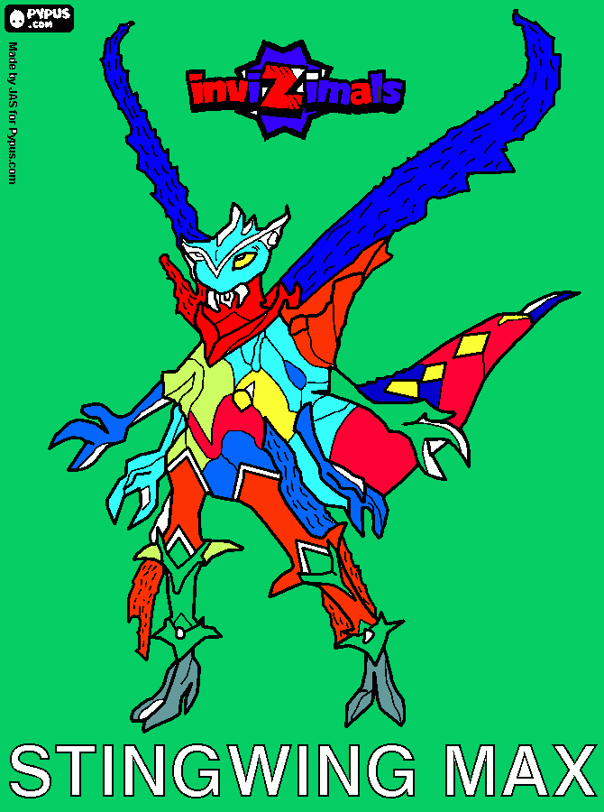 inviz1 para colorear