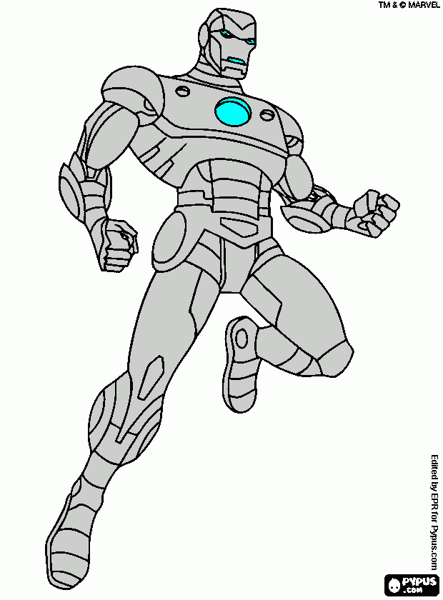 iron coloring mark 42 man man imprimir mark 2 man para iron colorear, 2 iron para mark