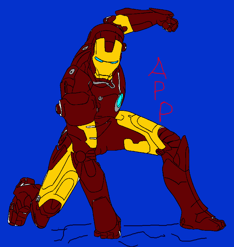 iron-man para colorear