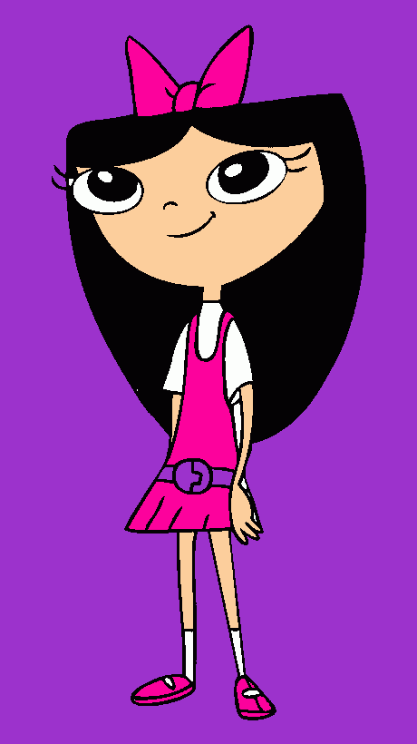isabela de phineas y ferb para colorear
