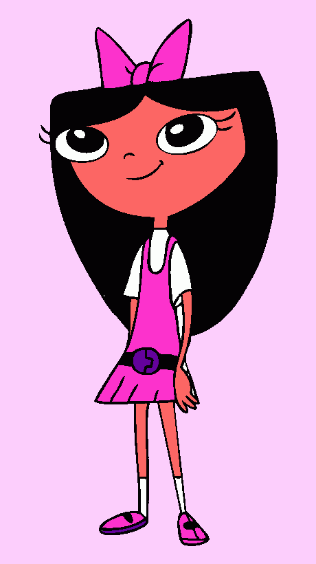 isabella de phineas y   ferb para colorear
