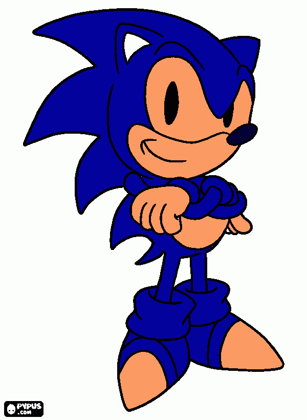 ise  a  sonic para colorear