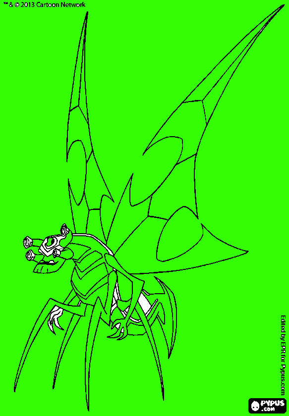 isetoide para colorear
