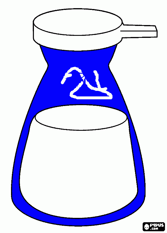 jarra para colorear