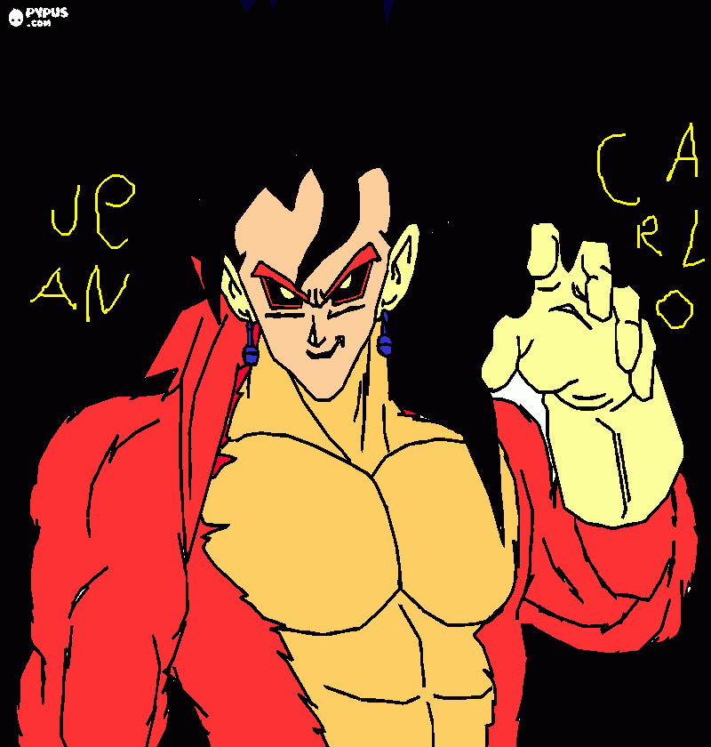 jean carlo para colorear