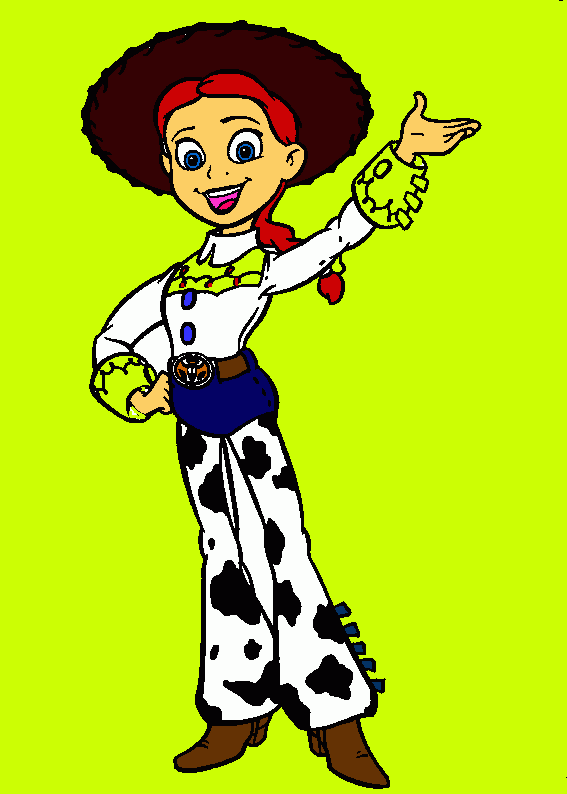 jessie para colorear