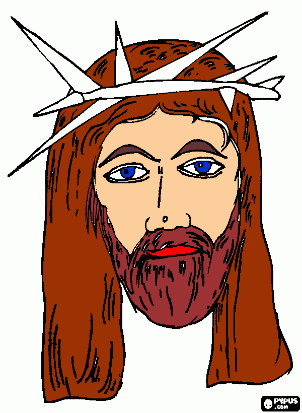 jesus principe del cielo para colorear