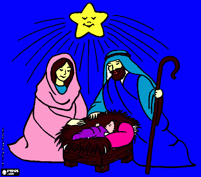  jesus para colorear