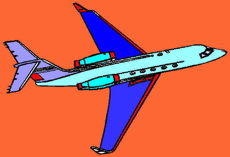 jet de aeromar para colorear