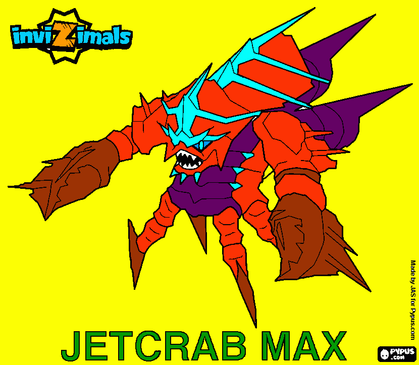 jetcrab rules para colorear