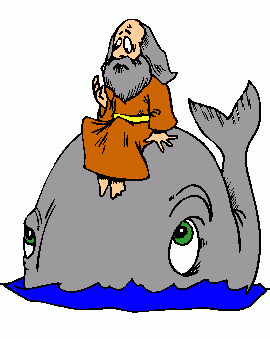 jonas y la ballena para colorear