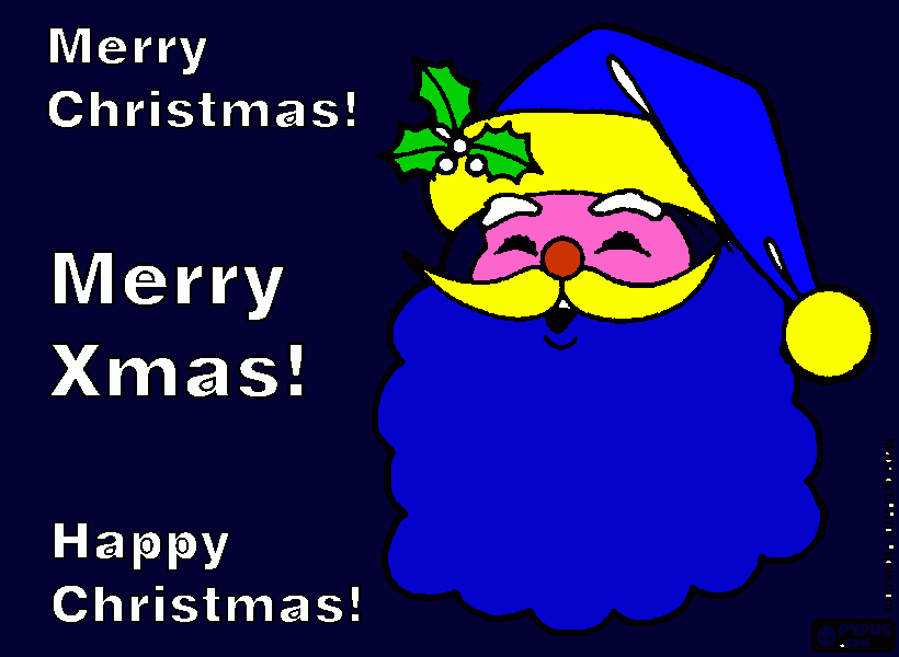 Jooo JOOOO jOO feliz navidad,para todos para colorear
