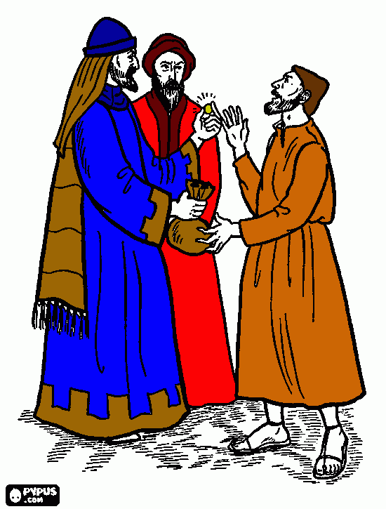 judas para colorear