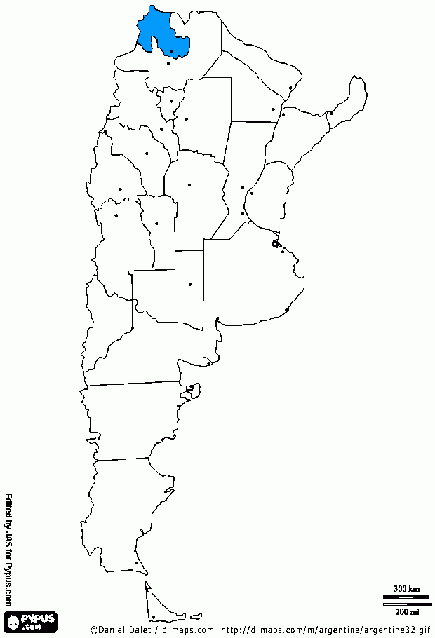 jujuy para colorear