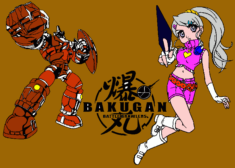 julie y su bakugan subterra para colorear