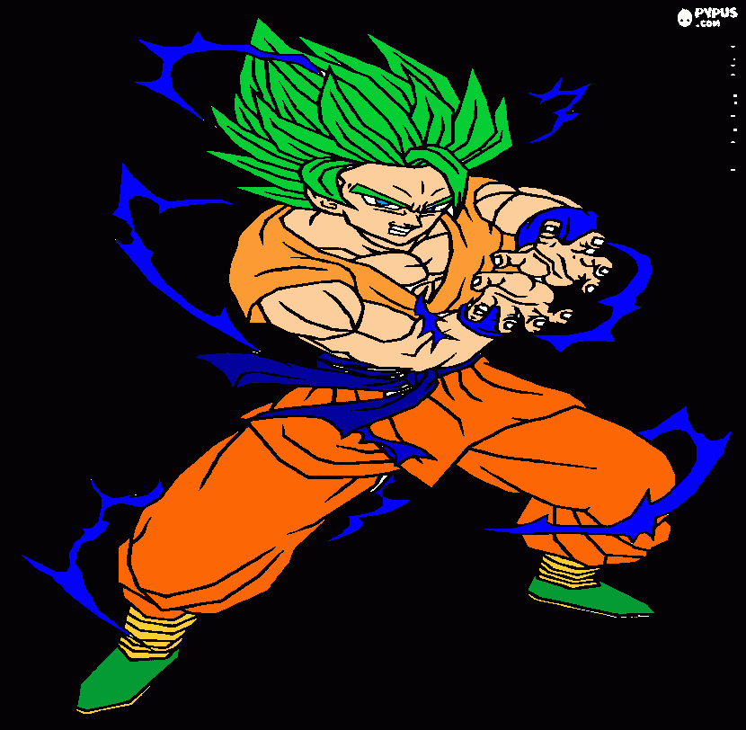 kakaroto para colorear