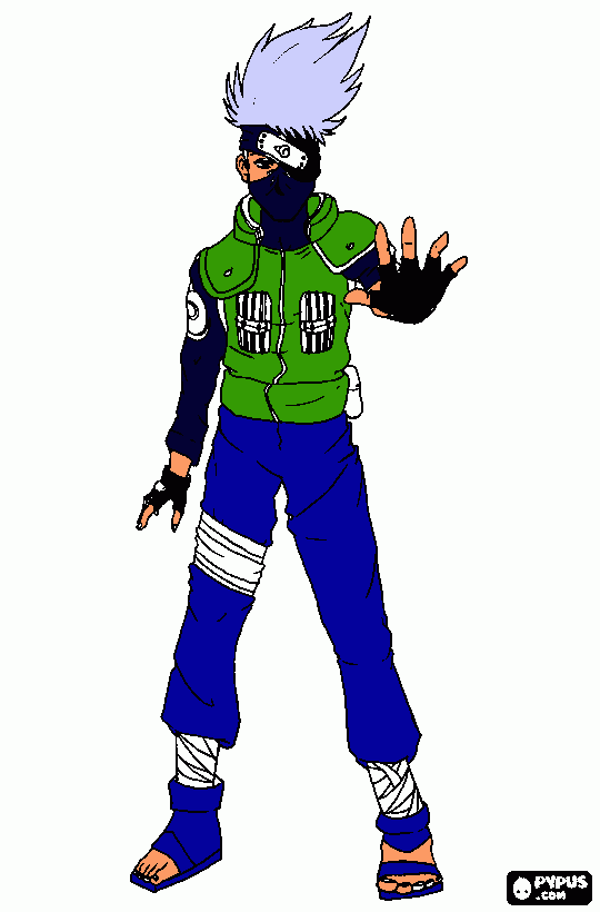 kakasho para colorear