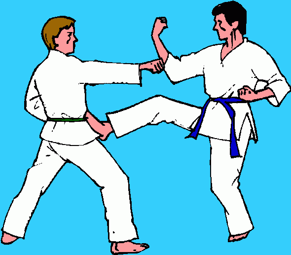 karate para colorear