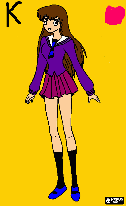 karla uribe para colorear