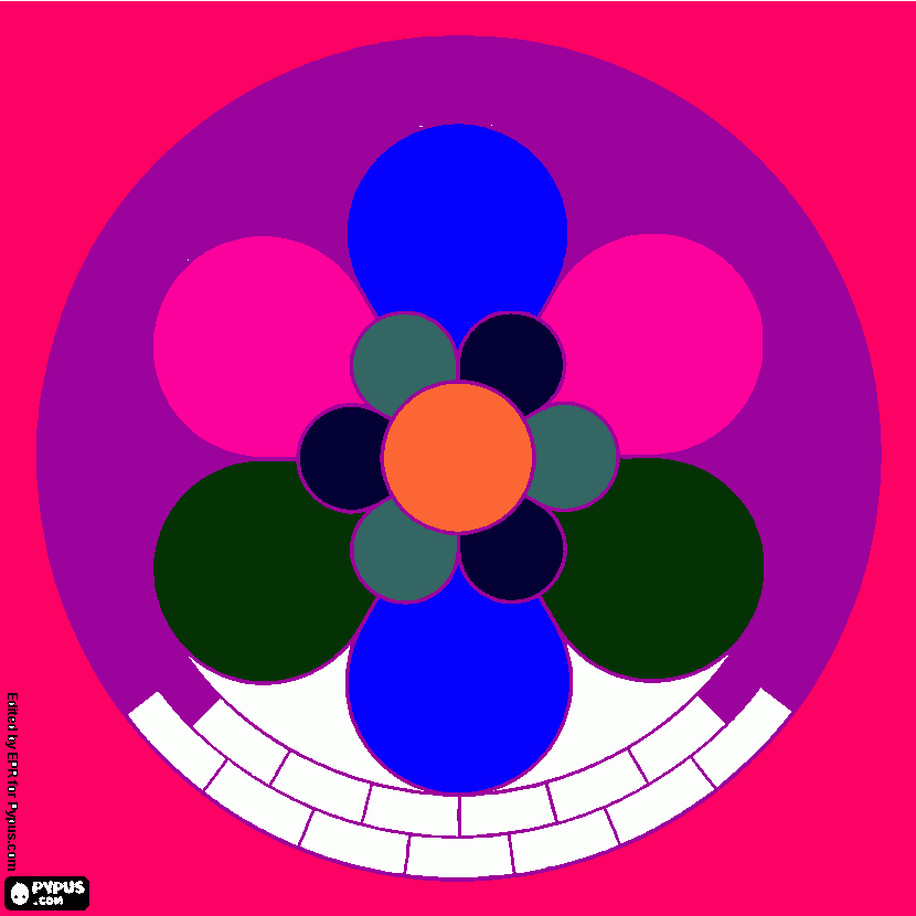 Kelsey Mandala 1 para colorear