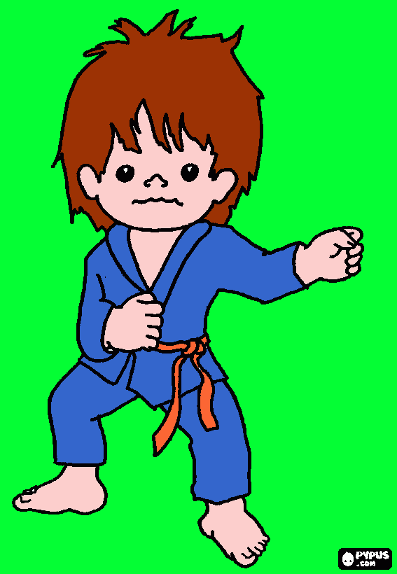 KIMONO para colorear