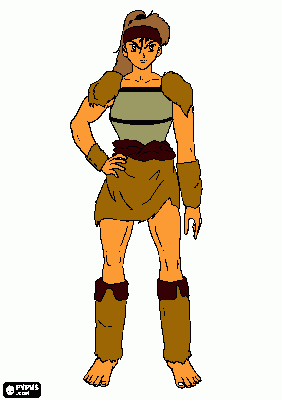 koga (inuyasha) para colorear
