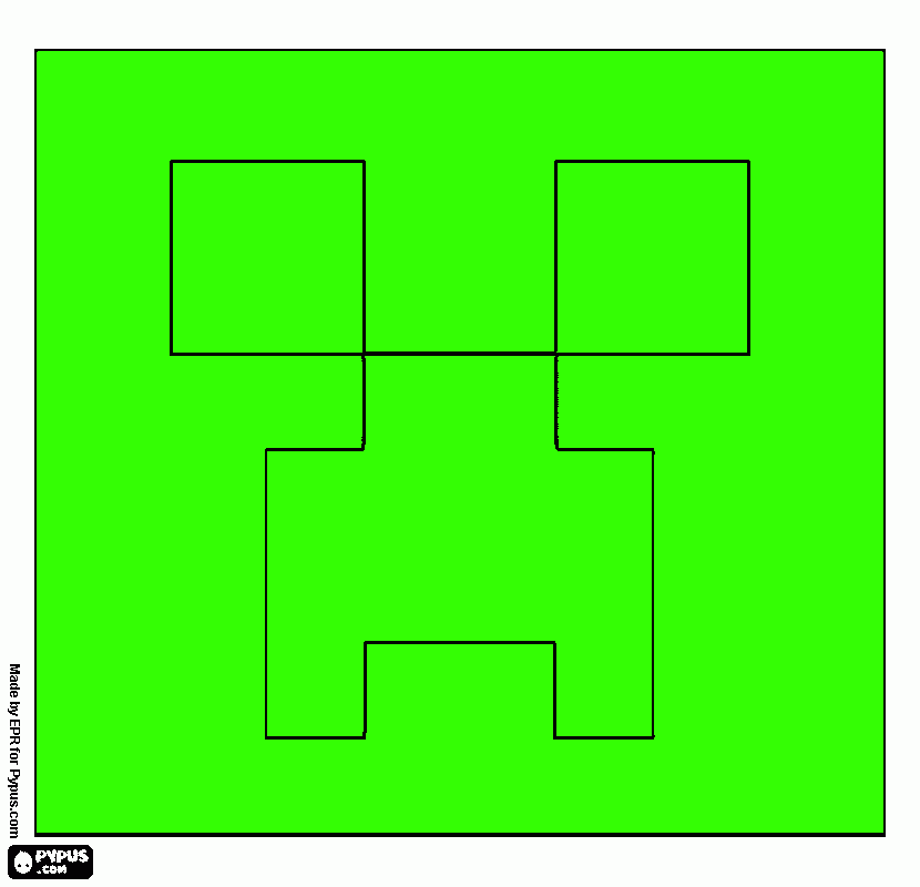 kriper para colorear