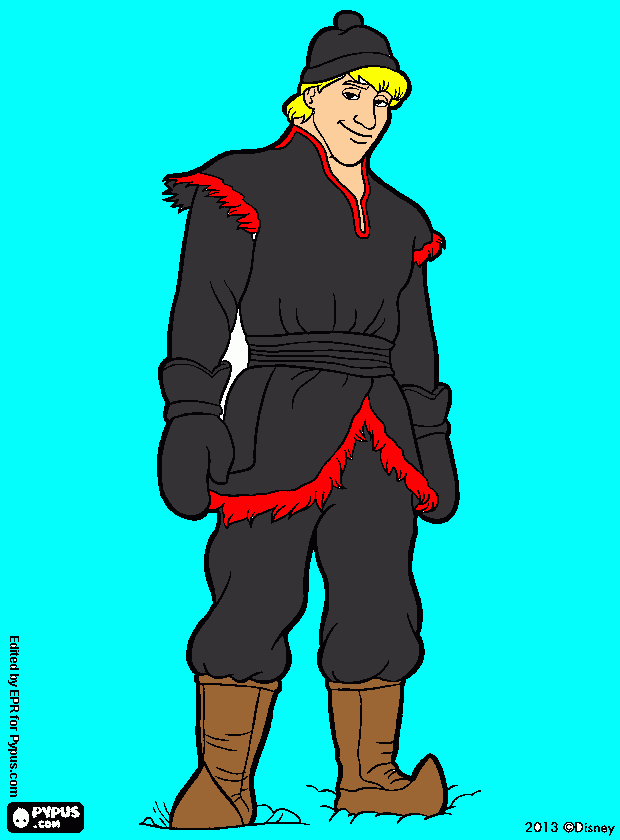 kristof para colorear