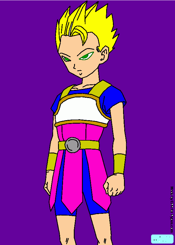kyabe ssj para colorear