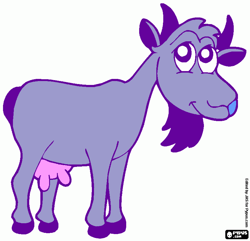 la cabra mee para colorear