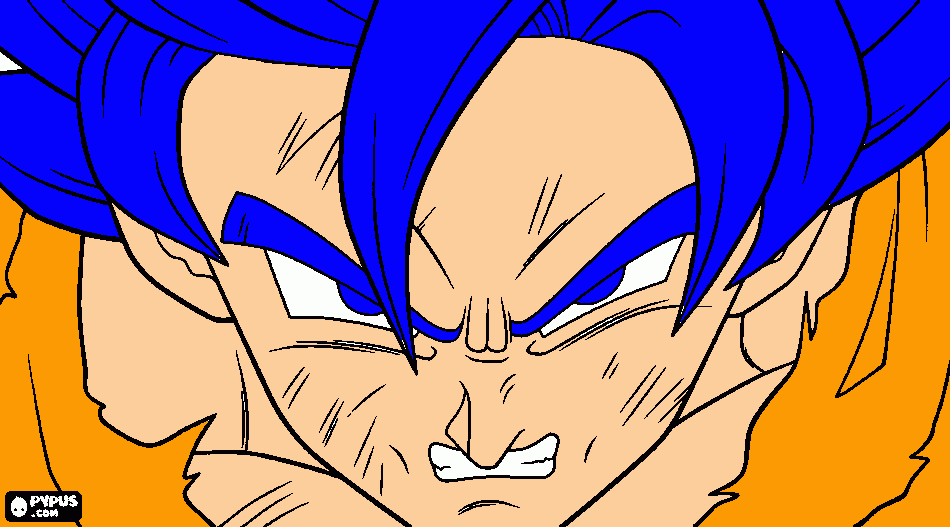la cara de goku para colorear, la cara de goku para imprimir la cara de goku para colorear, la cara de goku para imprimir