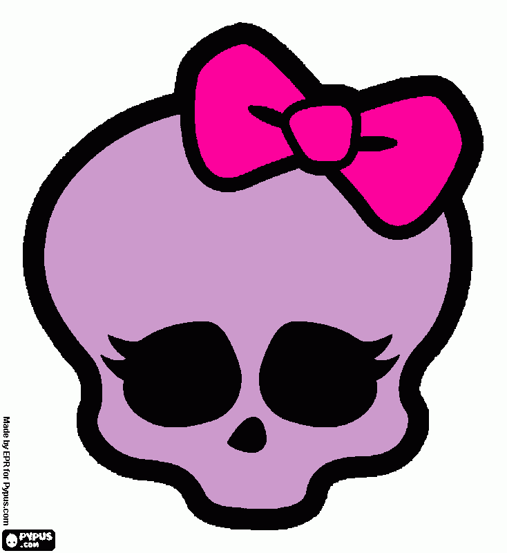 la carabela de Monster High para colorear