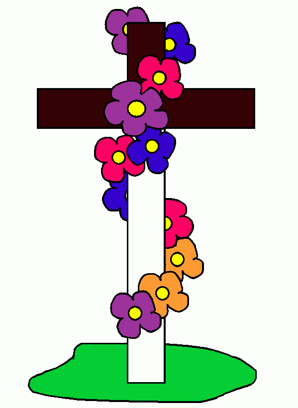 la cruz de mayo para colorear