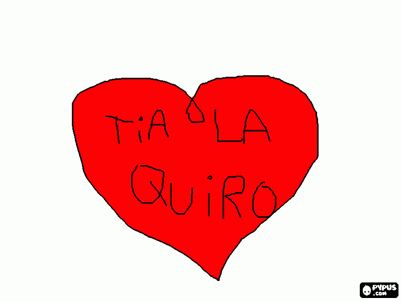 la extrano para colorear