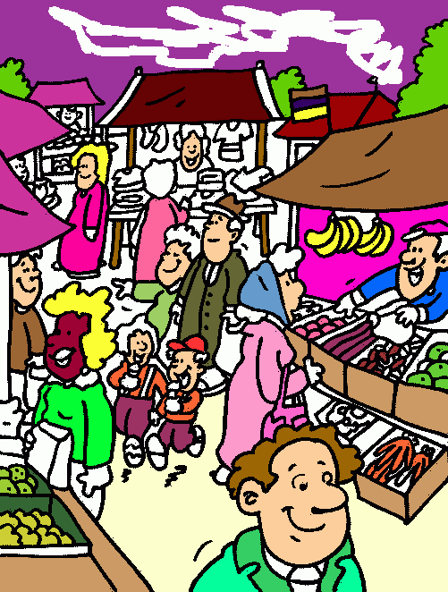 la feria para colorear