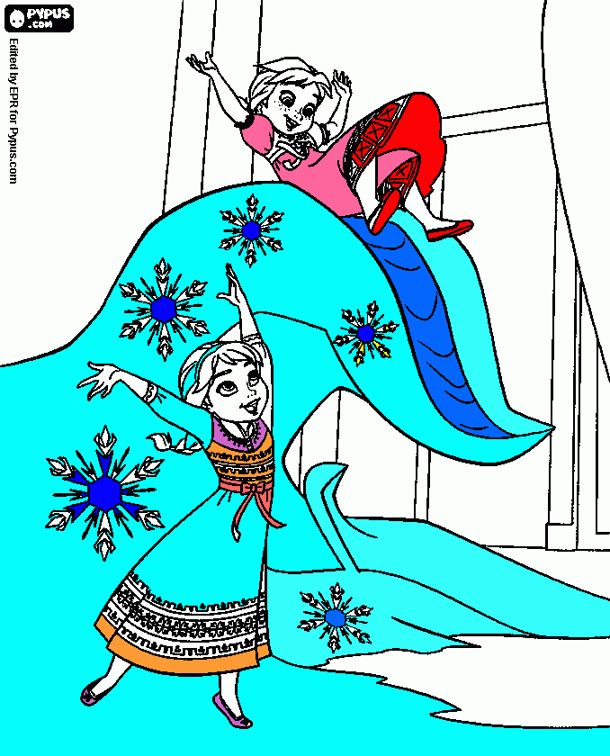 la karen y yo para colorear