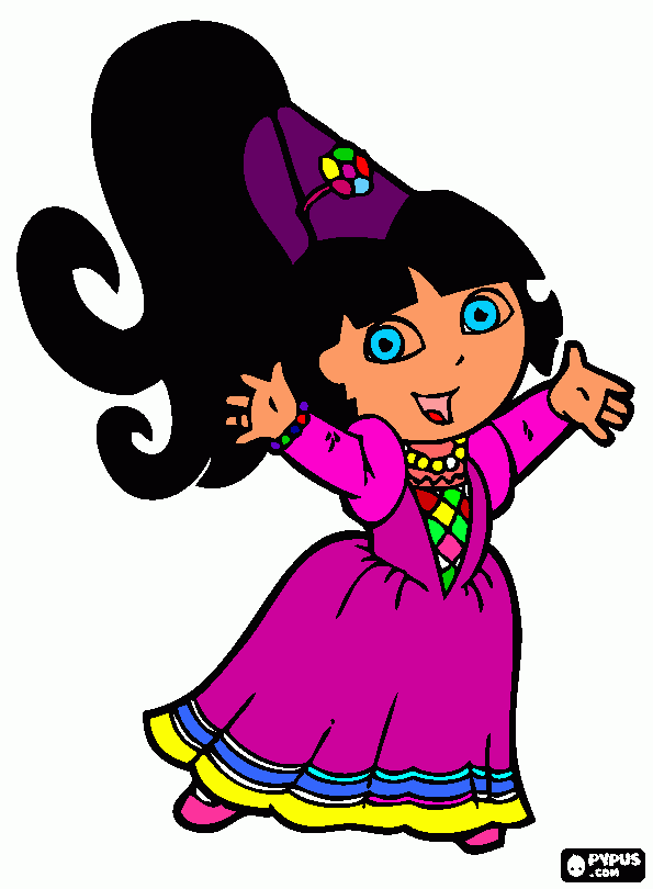 LA PRINCESA CLAUDIA para colorear