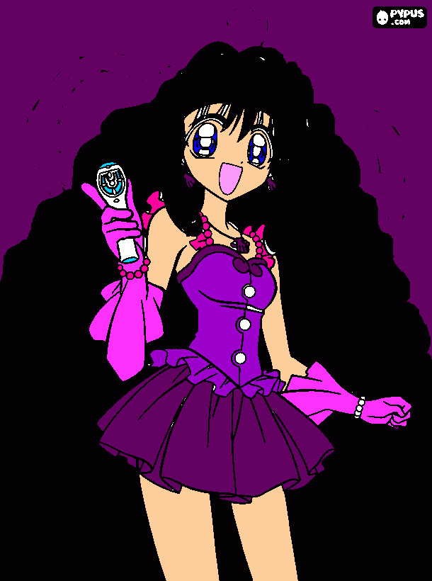 la princesa de la perla morada bri para colorear