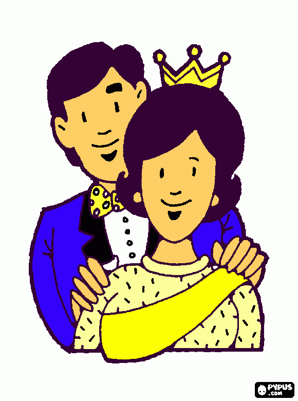 la reina de la casa para colorear